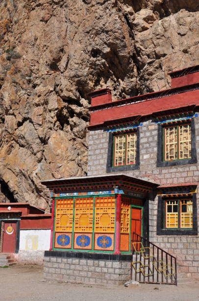 istock buddhist monastery at namtso lake shore in tibet 1248489603