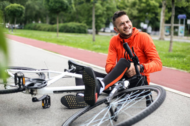 istock Cycling injury 1248500239