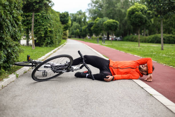istock Cycling injury 1248500360