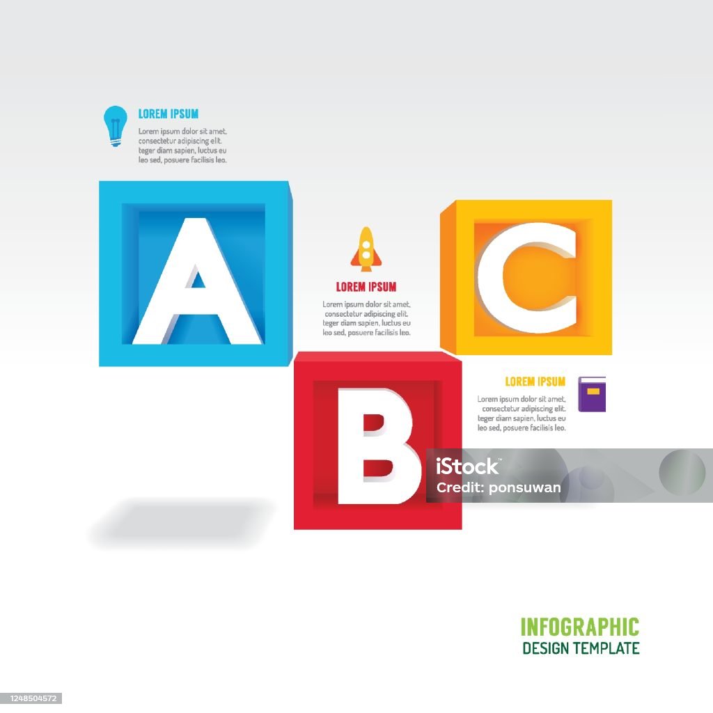 Ed Box Design Infographic Education Box Step Concept Design Template Vector ...