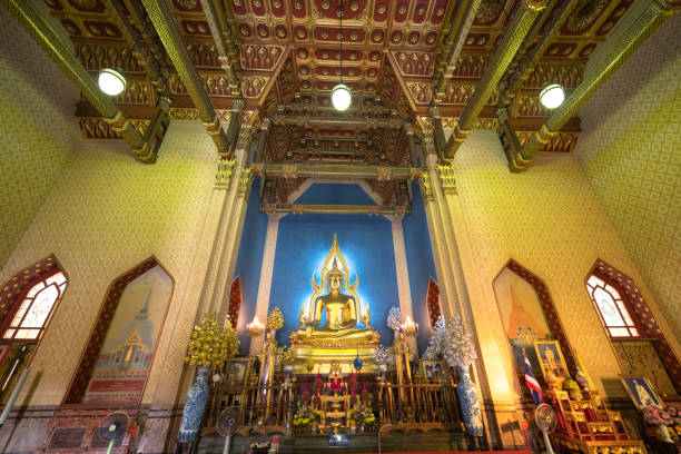 istock Wat Benchamabopit Dusitvanaram a famous temple in Bangkok 1248523836