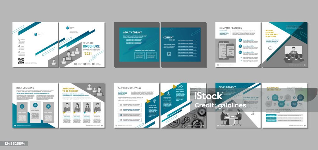 Brochure Creative Design Multipurpose Template Include Cover Back And ...