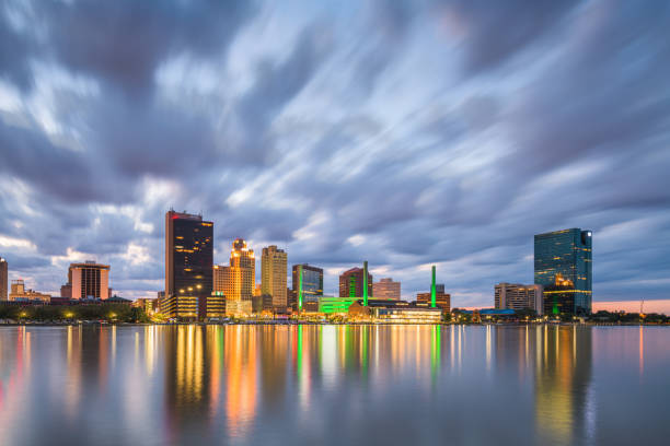 istock Toledo, Ohio, USA downtown skyline on the Maumee River 1248528279