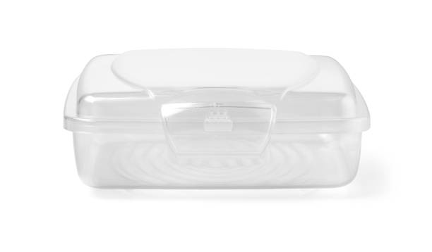 istock Plastic food box isolated on white 1248528499