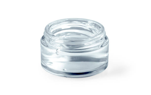 istock Face transparent jar cream isolated 1248528550