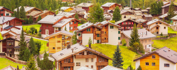 istock Alpine village, Switzerland, Zermatt 1248530792