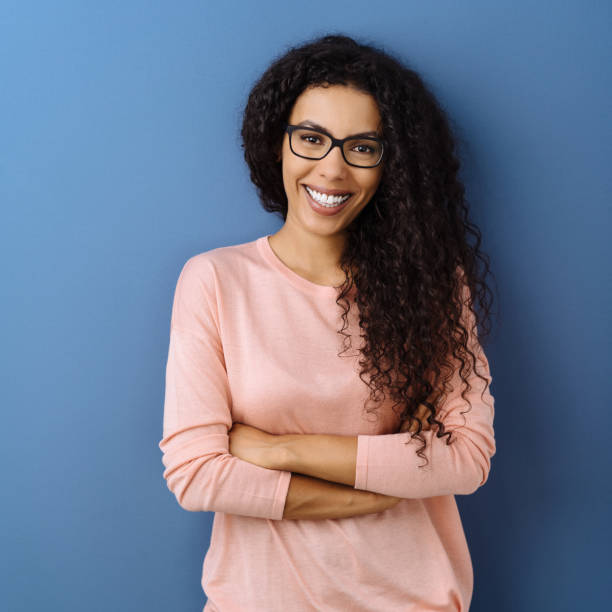 istock Happy vivacious young African woman 1248531081