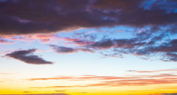istock Twilight sky and cloud abstract background, colorful sunset, beautiful nature 1248537538