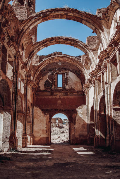 istock Convent of Saint Augustine of Belchite destroyed 1248542300