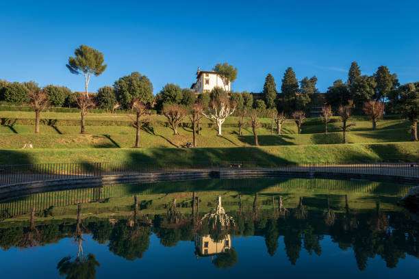 giardino di boboli - jardines boboli en florencia toscana italia - oltrarno fotografías e imágenes de stock