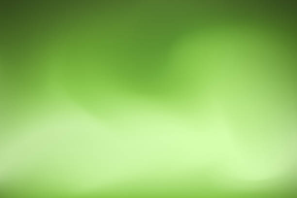 verträumte glatte abstrakte grüne hintergrund - green background wave abstract light stock-grafiken, -clipart, -cartoons und -symbole