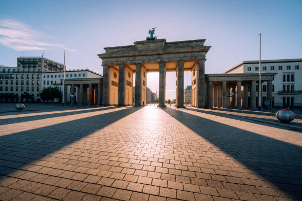 istock Brandenburg Gate at sunset -  Berlin, Germany 1248544313