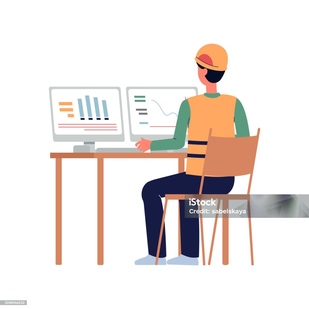 Computer Engineer Cartoon