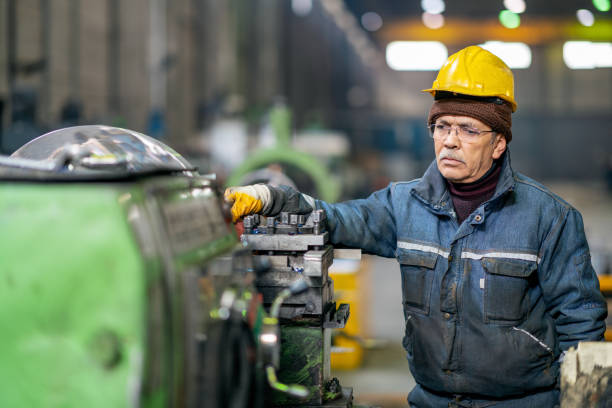 istock Portrait of senior worker 1248547636