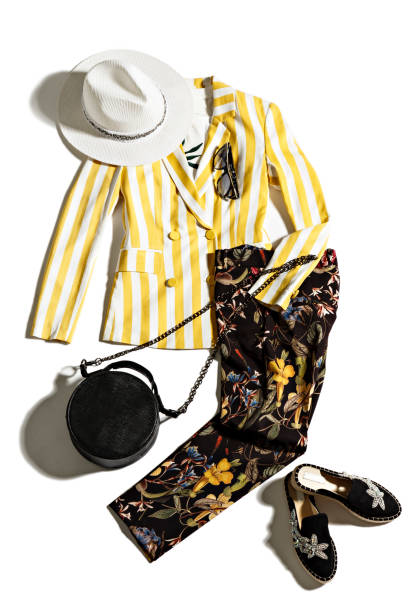istock Floral and striped suit 1248547988