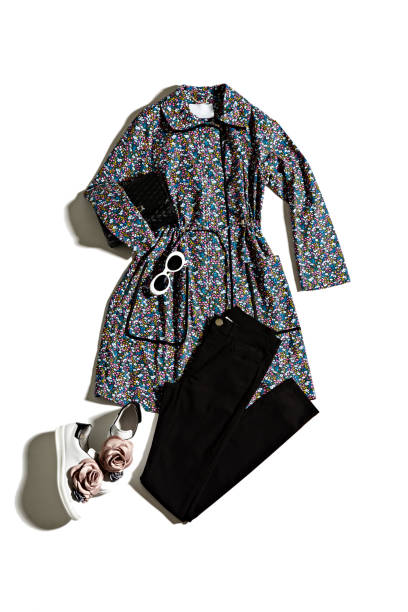 istock Floral Trench Coat 1248548652