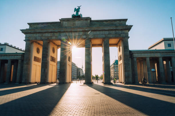 istock Brandenburg Gate at sunset -  Berlin, Germany 1248549114