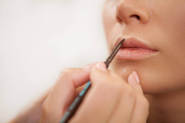 istock Gorgeous woman with professional makeup 1248551812