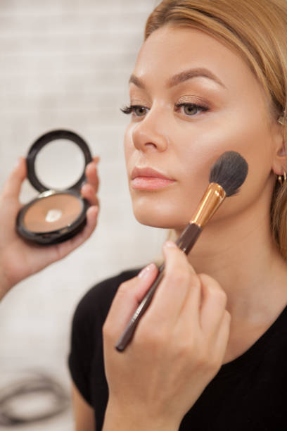 istock Gorgeous woman with professional makeup 1248551861