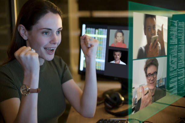istock Teleconference good news 1248556817