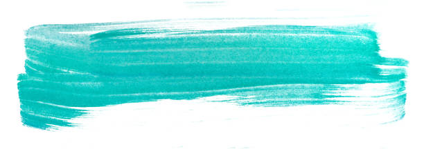 istock watercolor stain brush strokes blue texture horizontal on a white background 1248558262