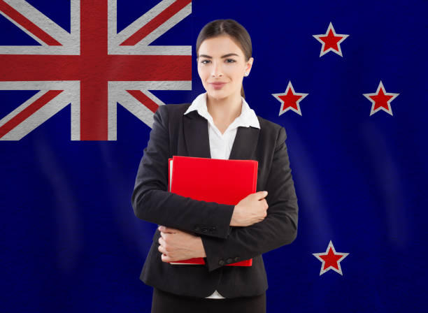 istock Young Woman with red notebook. Education or business concept 1248566164