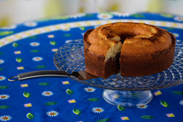 istock A delicious, soft and beautiful cake mixed with cream and chocolate. 1248576806