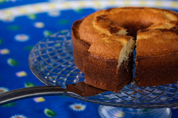 istock A delicious, soft and beautiful cake mixed with cream and chocolate. 1248577169