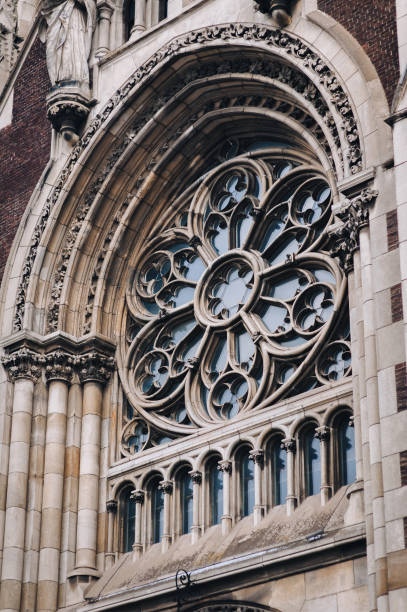 Old Rounded Window 290+ Gothic Round Window Close Up Stock Photos, Pictures & Royalty-Free ...