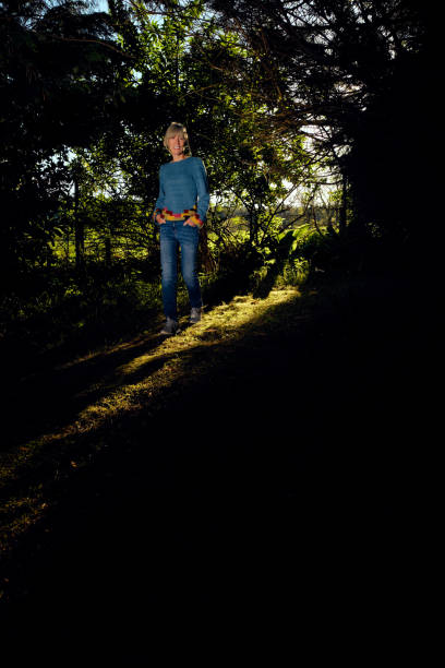 istock Walk in the forest, feel the silence 1248586592