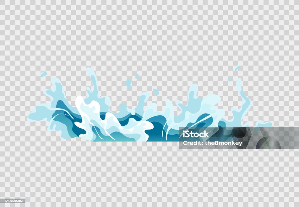 Water Splash Animation Shock Waves On Transparent Background Spray Motion  Spatter Blast Drip Clear Water Frames For Flash Animation In Games Video  And Cartoon Stock Illustration - Download Image Now - iStock
