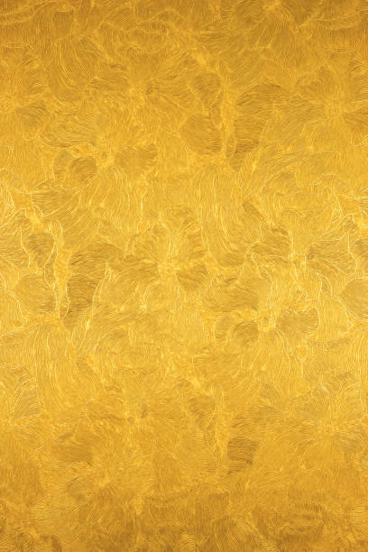 istock luxury embossed gold background of flowers. horizontal 1248601423