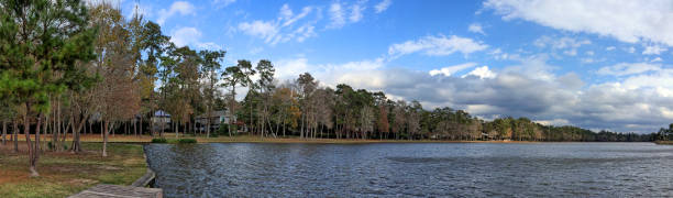 Panoramic view of Kingwood Lake, Houston, Texas