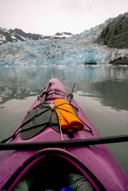 istock Portage Glacier Alaska view from a kayak -#016 1248605647