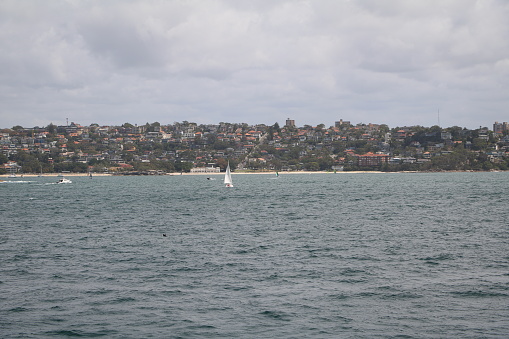 View to Balmoral Beach in Sydney, Australia