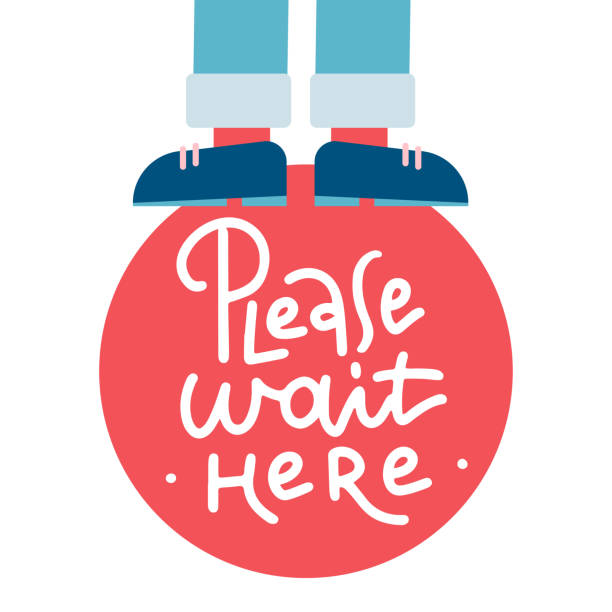 590+ Waiting Line Feet Stock Illustrations, Royalty-Free Vector ...