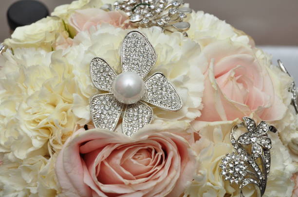 istock bridal bouquet, roses, carnations and jewelry 1248609189