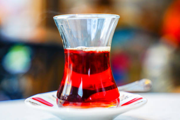 istock glass of Turkish tea 1248610688