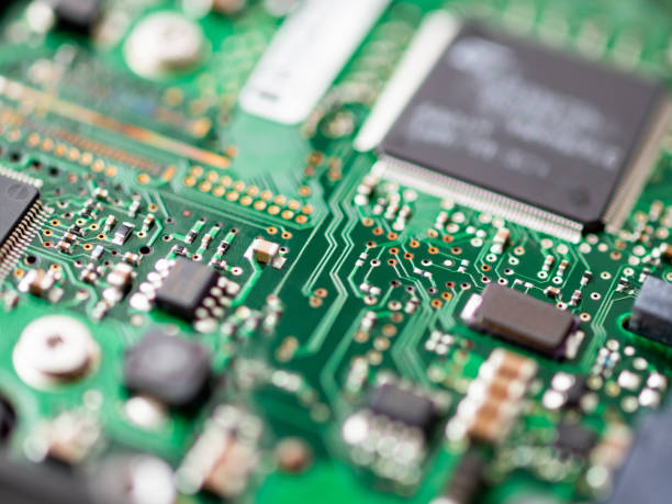 istock Macro photo of hard disk controller board. IT detail in computer. 1248612302