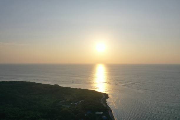 istock Sunset over the beach in San Juan Philippines 1248613211