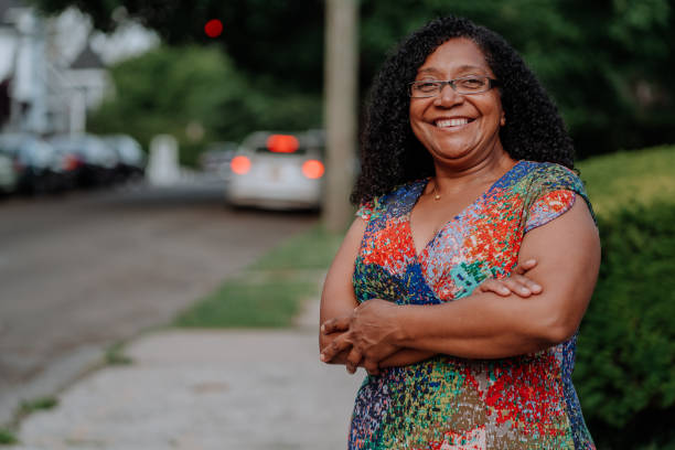 istock Black woman in positive attitude 1248628459