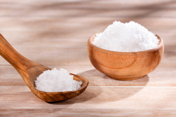 istock Magnesium chloride chemical component that comes mainly from sea water 1248638620