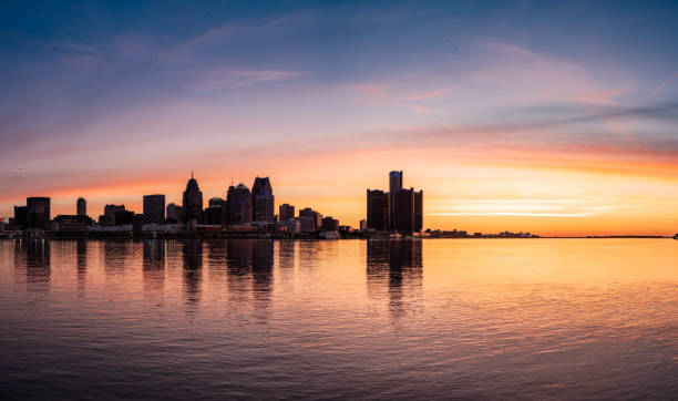 istock Detroit, Michigan - Skyline at Dawn 1248646193