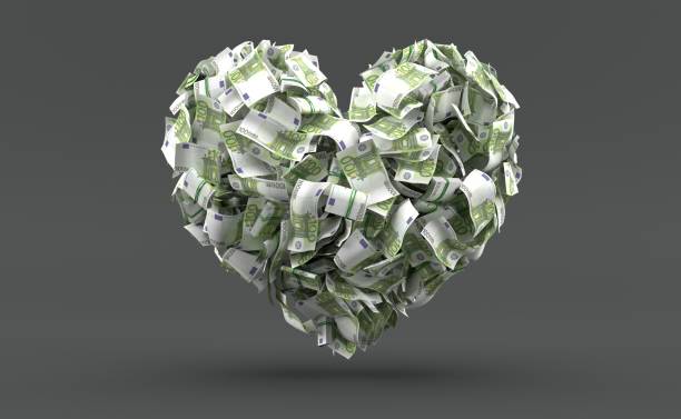 istock Euro currency in heart shape 1248652758