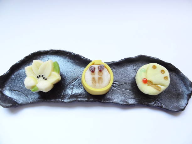 istock Wagashi Yellow color collection 1248655322