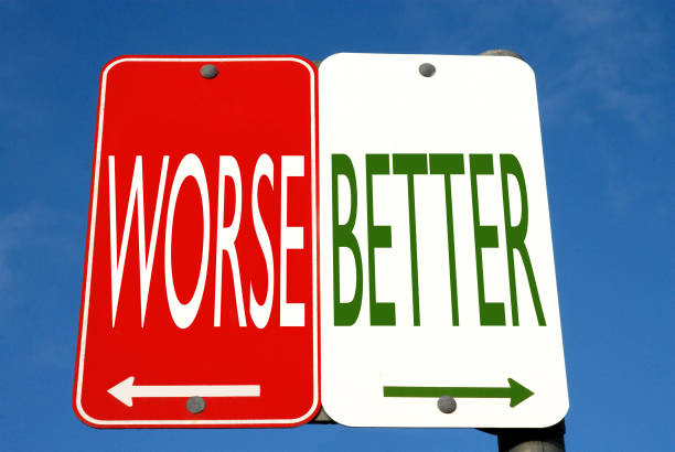 istock Worse or Better Sign. 1248662222