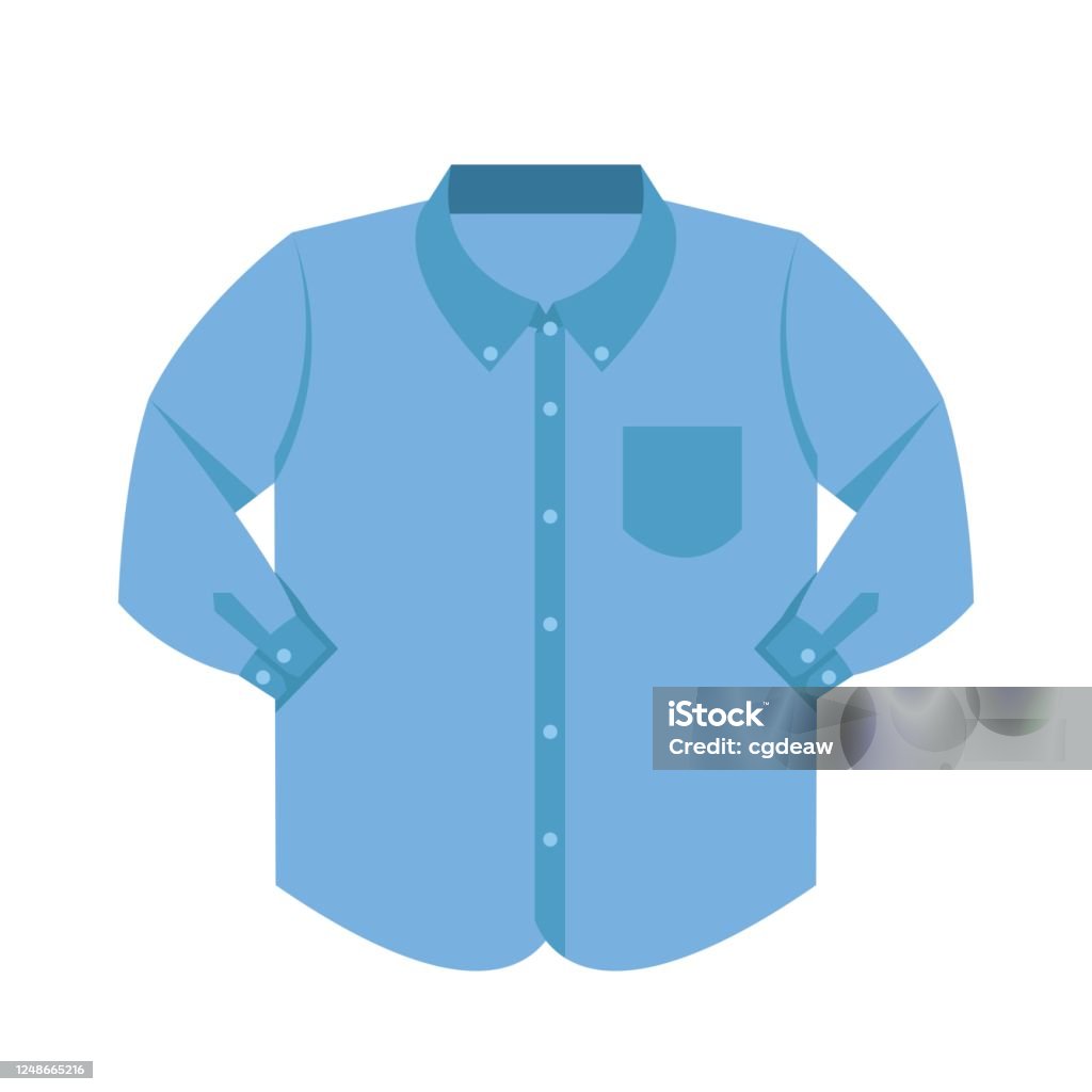 Barry shampoo Kampioenschap Plain Shirt Clothes Blue Pastel Color Isolated On White Background Blue  Clothes Pattern Plain Flat Simple Clip Art Of Clothing Long Sleeve Shirt  Illustrations Plain Color Long Sleeve Shirt Front Stock Illustration -