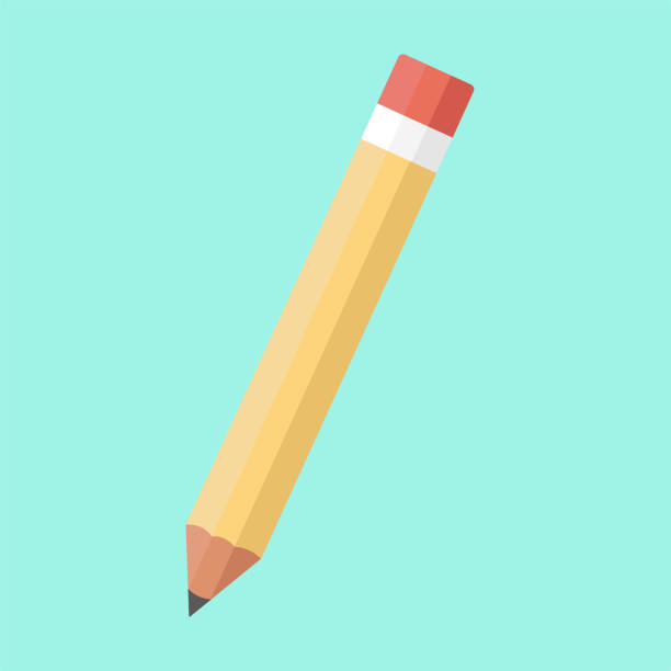 鉛筆 - paper writing instrument pencil writing点のイラスト素材／クリップアート素材／マンガ素材／アイコン素材