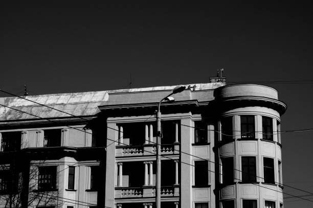 istock Beautiful Riga city architecture with old buildings. 1248673066