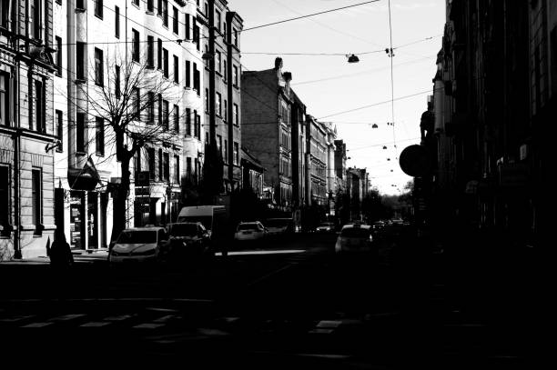 istock Beautiful Riga city architecture with old buildings. 1248673772